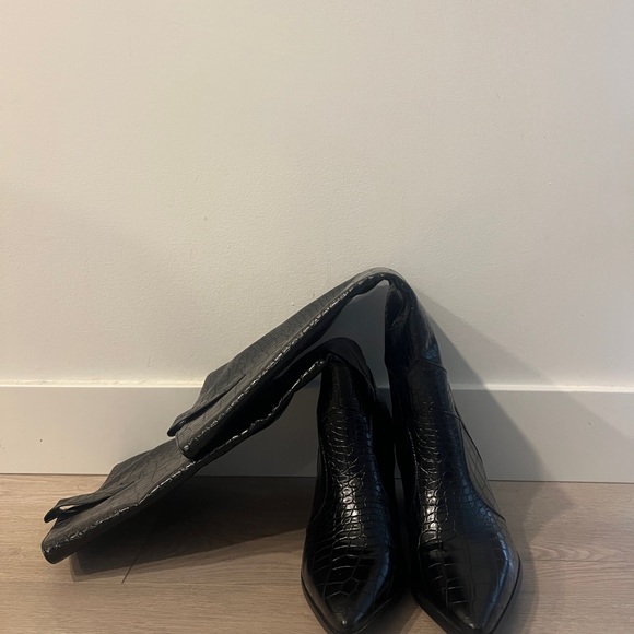 Princess Polly Riley Black Boots - Picture 4 of 4